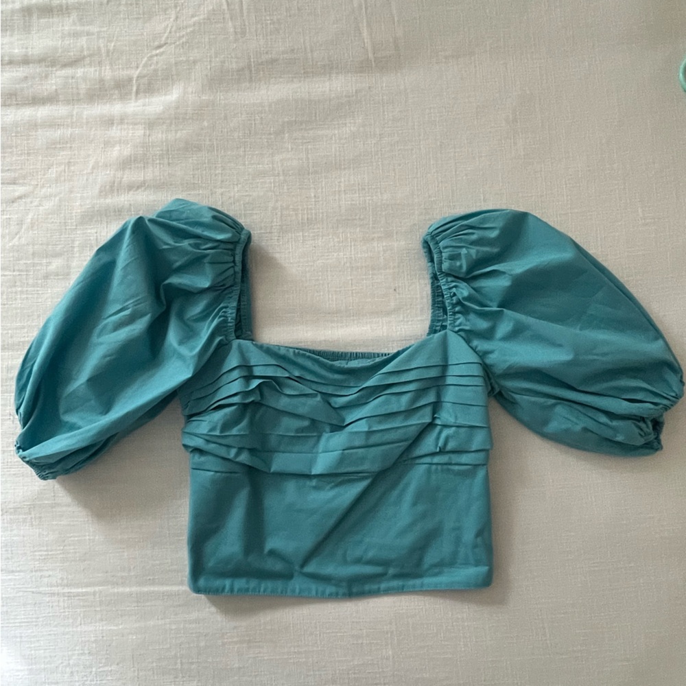 Abercrombie Emerson Puff Sleeve Top
